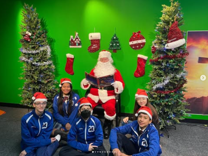 Our Lady of Las Vegas - Media Arts & Computer Science Education ollv santa in studio